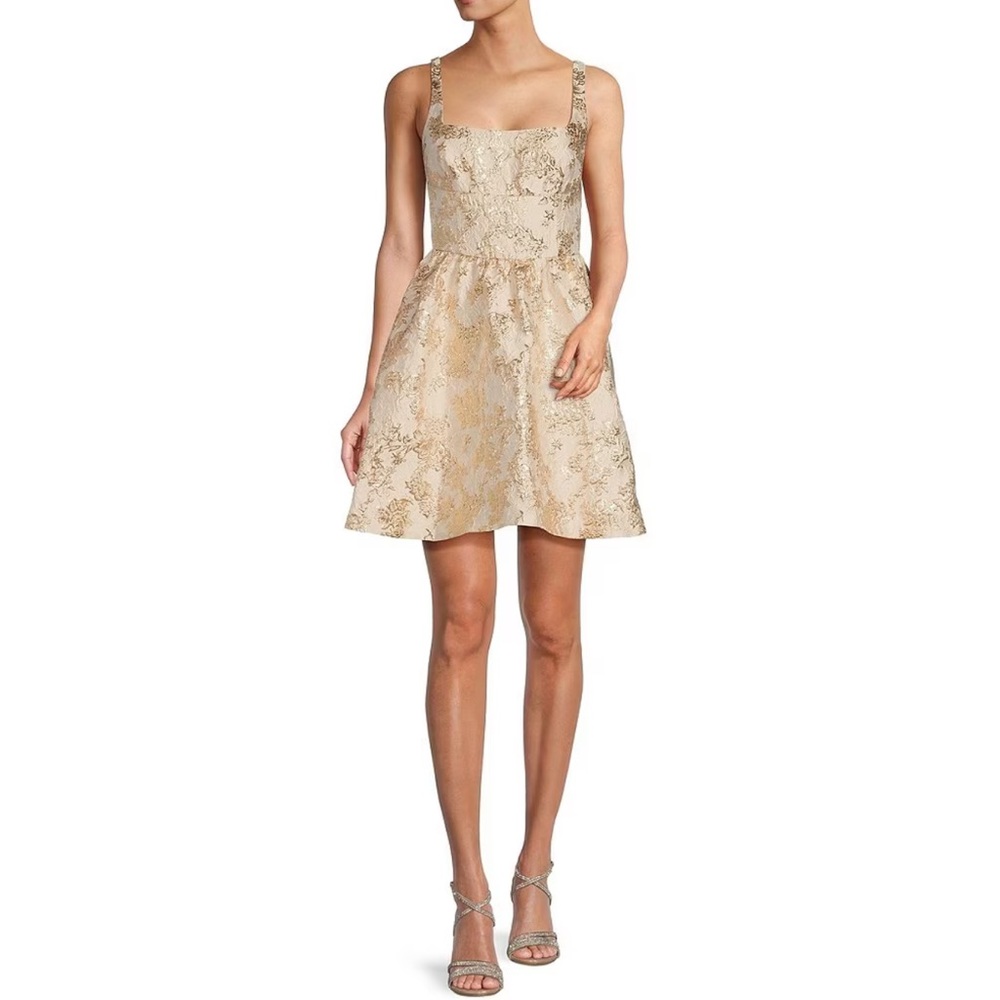 Bridal ivory/gold dress (NWT)